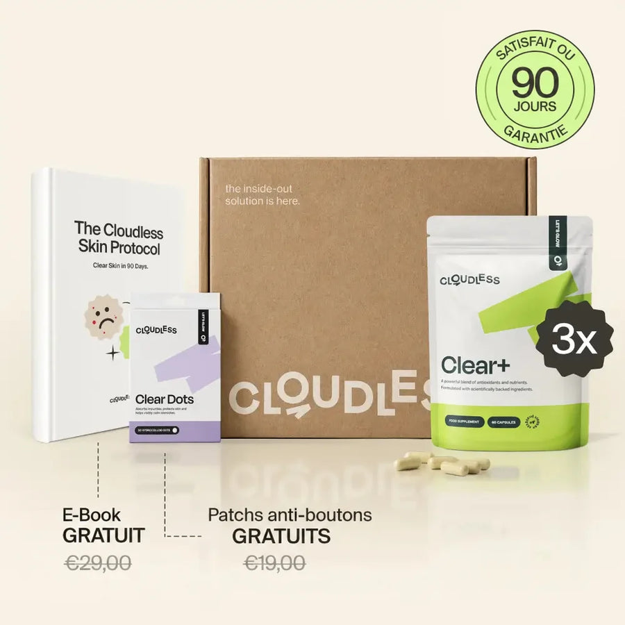 Clear+ avec e-book et patchs anti-boutons offerts
